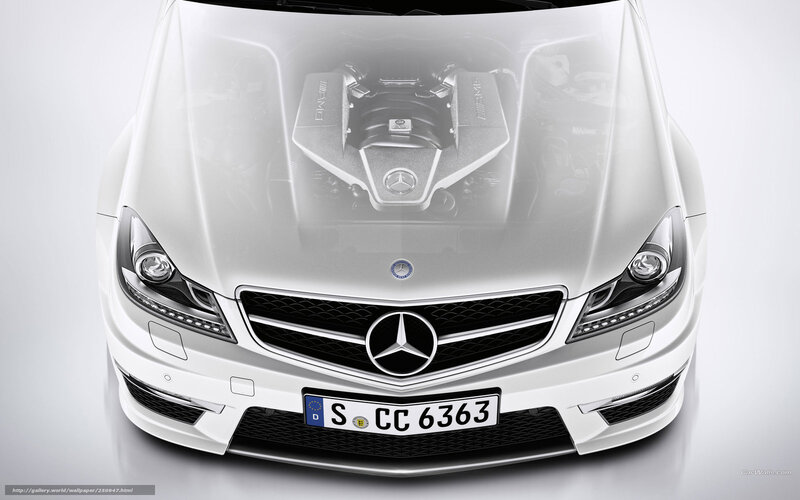 Mercedes-Benz C63 AMG front view
