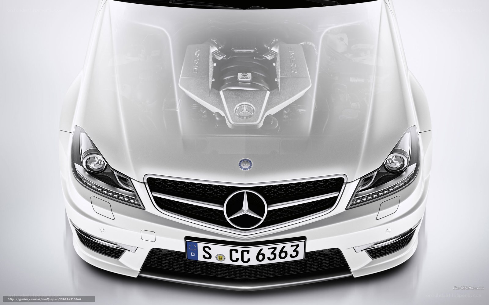 Mercedes-Benz C63 AMG front view