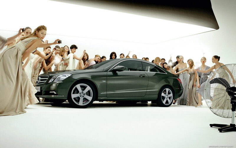 Mercedes-Benz car photoshoot