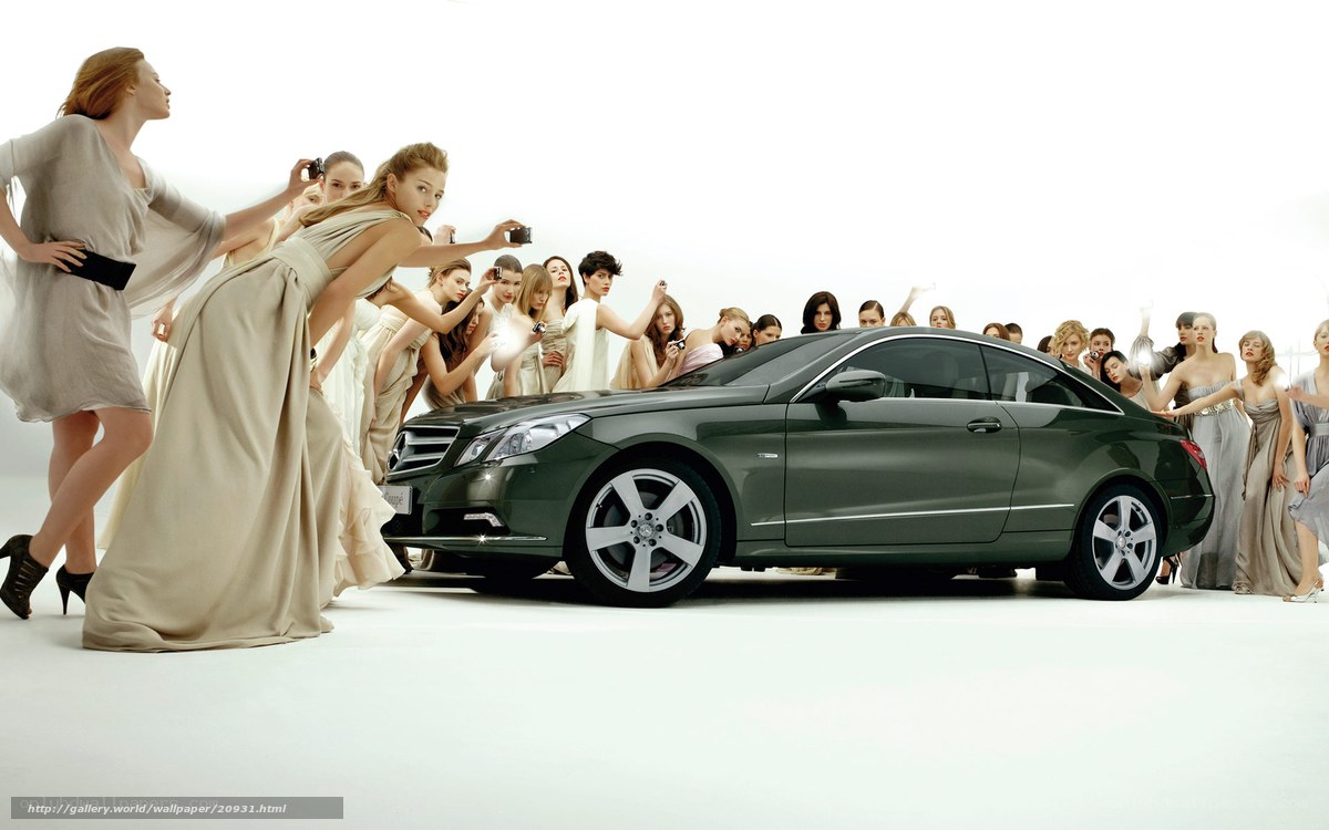 Mercedes-Benz car with models