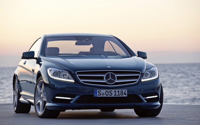 Mercedes-Benz CL-Class by the sea