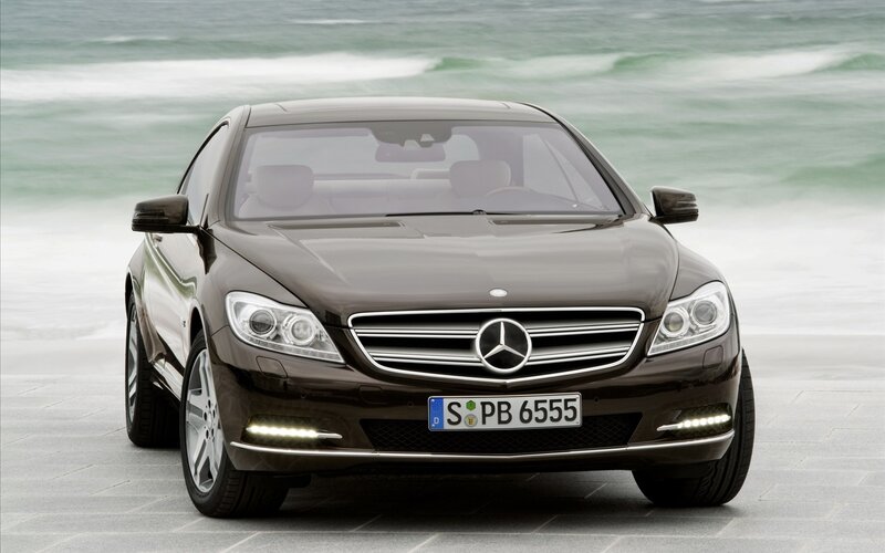 Mercedes-Benz CL-Class by the sea