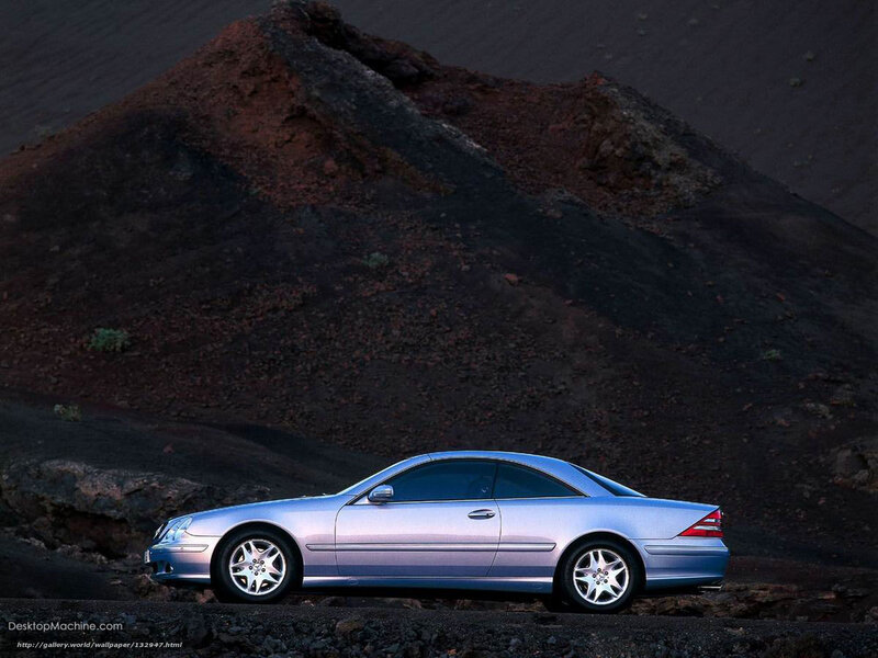 Mercedes-Benz CL-Class on volcanic terrain
