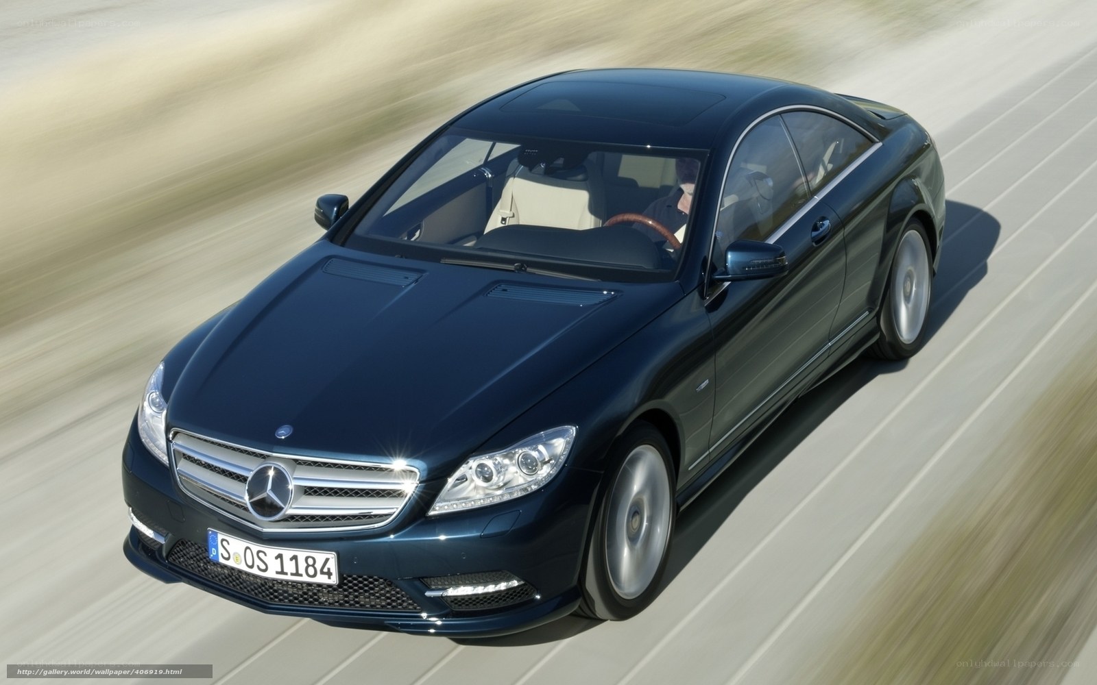 Mercedes-Benz CL500 in motion