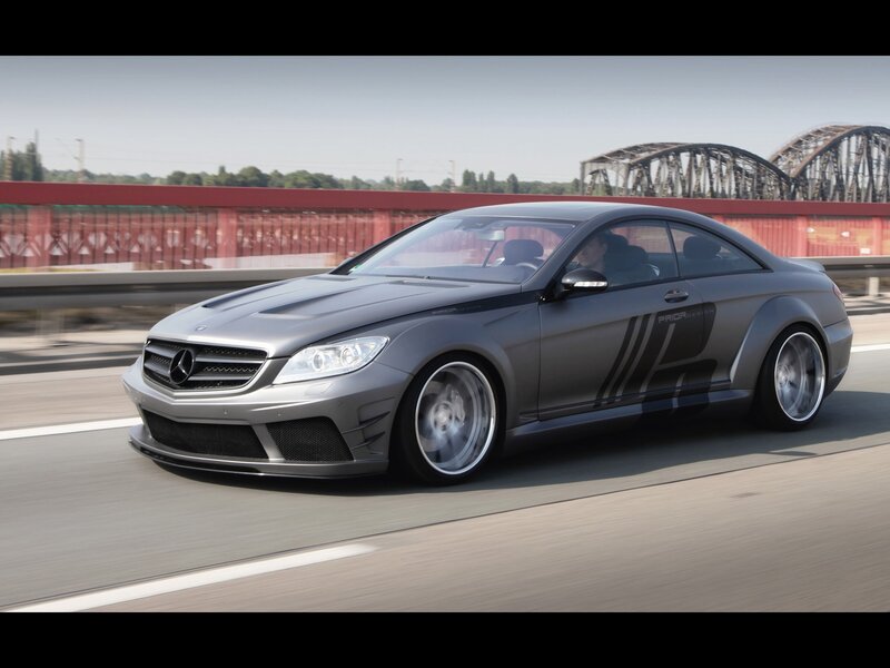 Mercedes-Benz CL55 AMG in motion