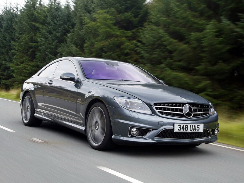 Mercedes-Benz CL55 AMG in motion
