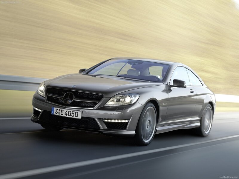 Mercedes-Benz CL63 AMG in motion
