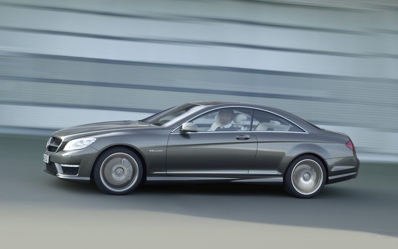 Mercedes-Benz CL63 AMG in motion