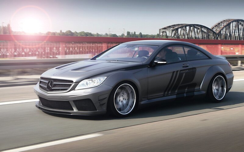 Mercedes-Benz CL63 AMG in motion