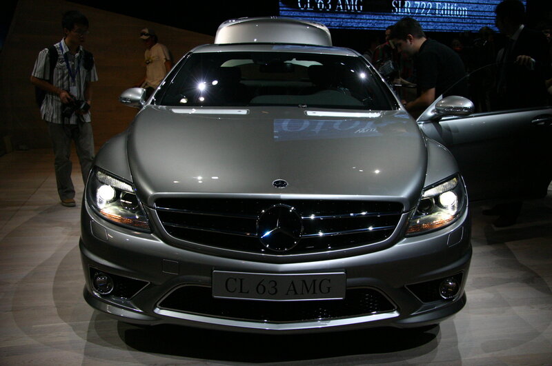 Mercedes-Benz CL63 AMG on display