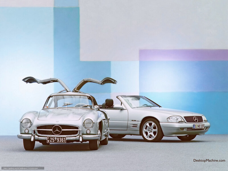 Mercedes-Benz classic and modern cars