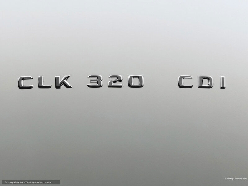 Mercedes-Benz CLK 320 CDI badge