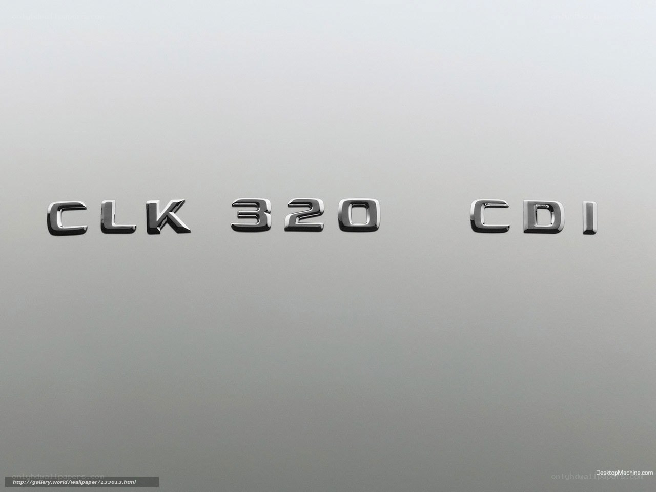 Mercedes-Benz CLK 320 CDI badge