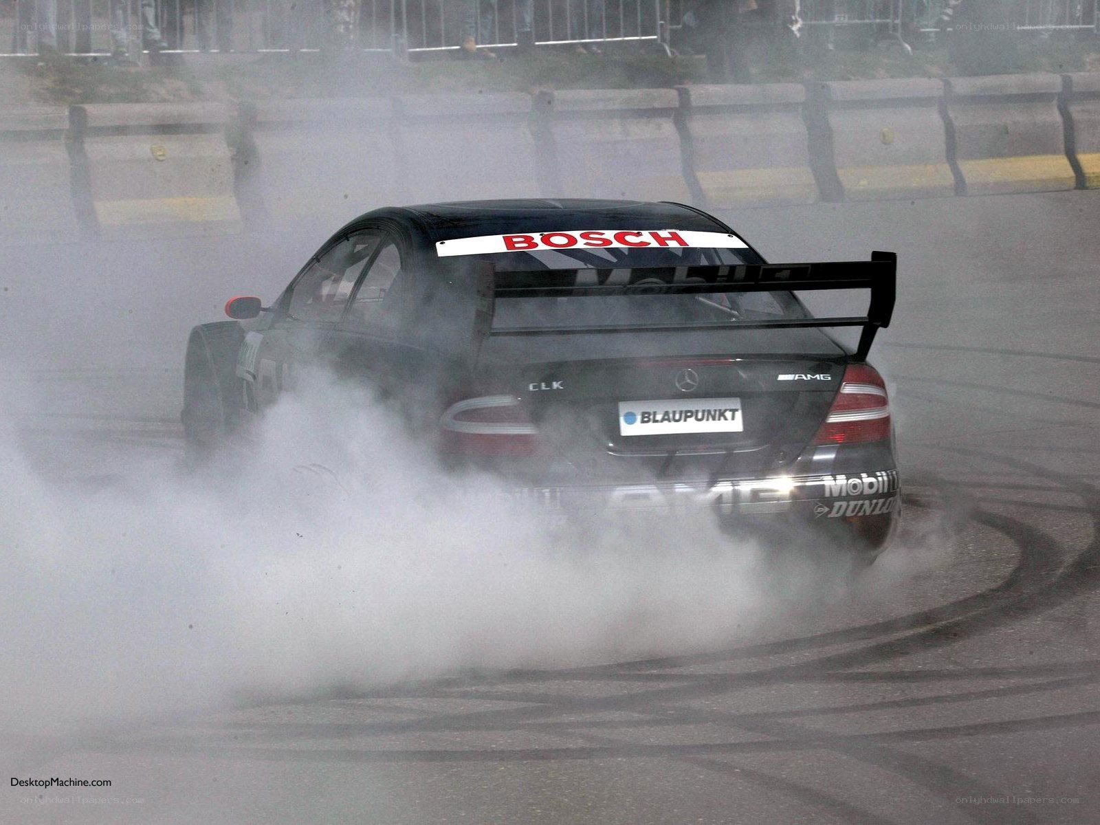 Mercedes-Benz CLK drifting