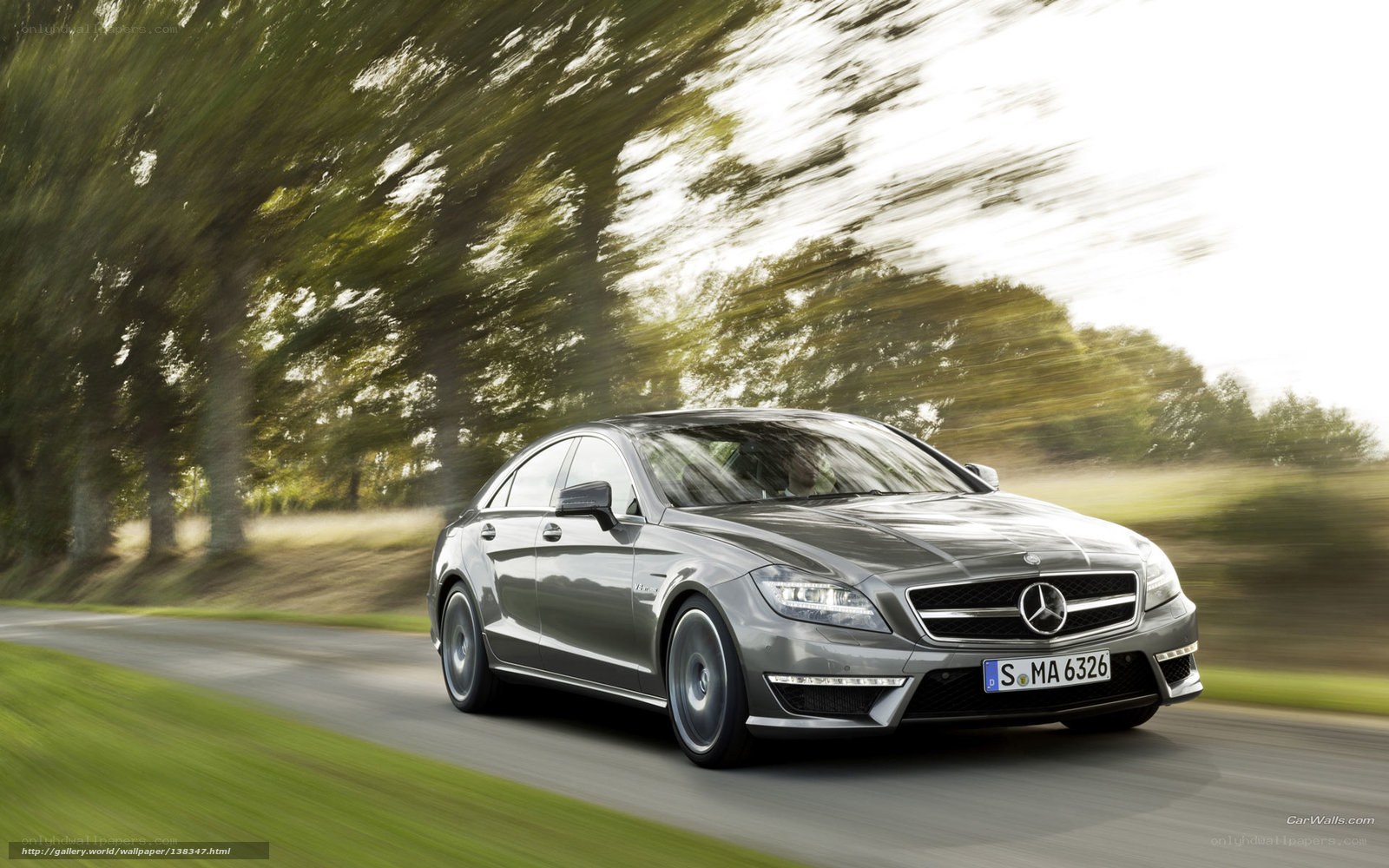 Mercedes-Benz CLS in motion