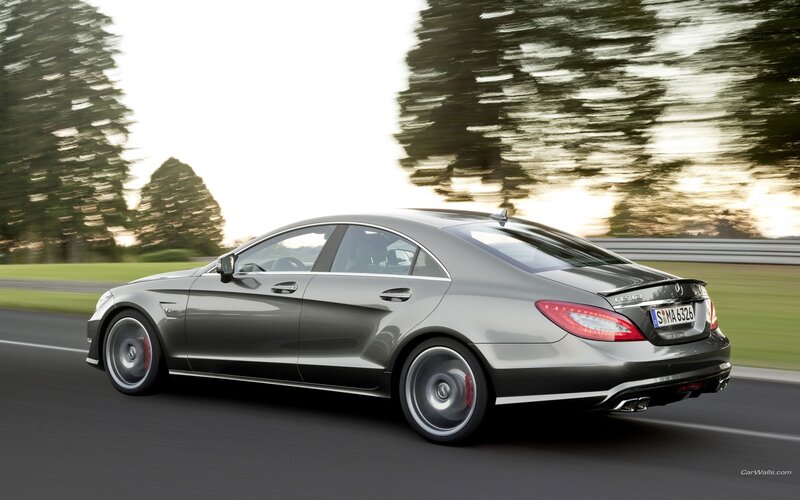 Mercedes-Benz CLS63 AMG in motion