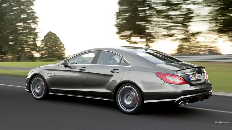 Mercedes-Benz CLS63 AMG in motion