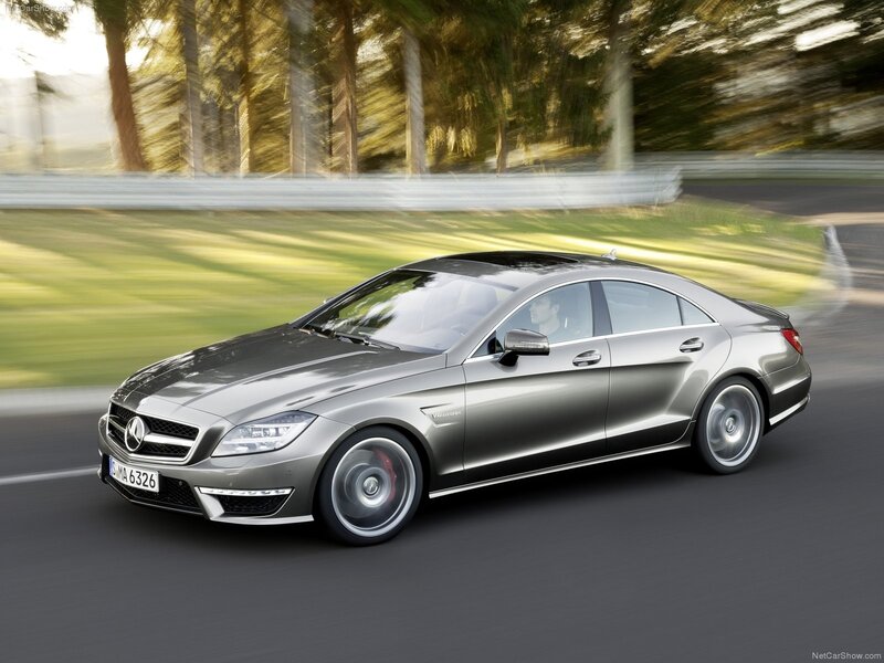Mercedes-Benz CLS63 AMG in motion