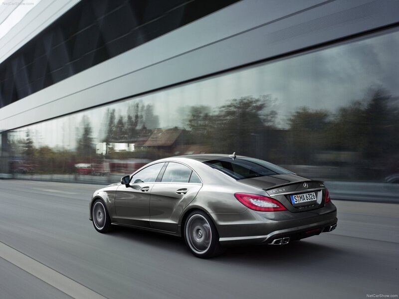 Mercedes-Benz CLS63 AMG in motion