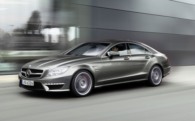 Mercedes-Benz CLS63 AMG in motion