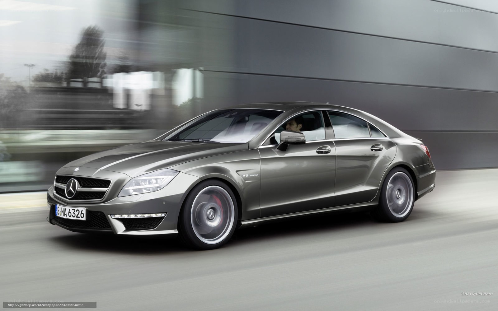 Mercedes-Benz CLS63 AMG in motion
