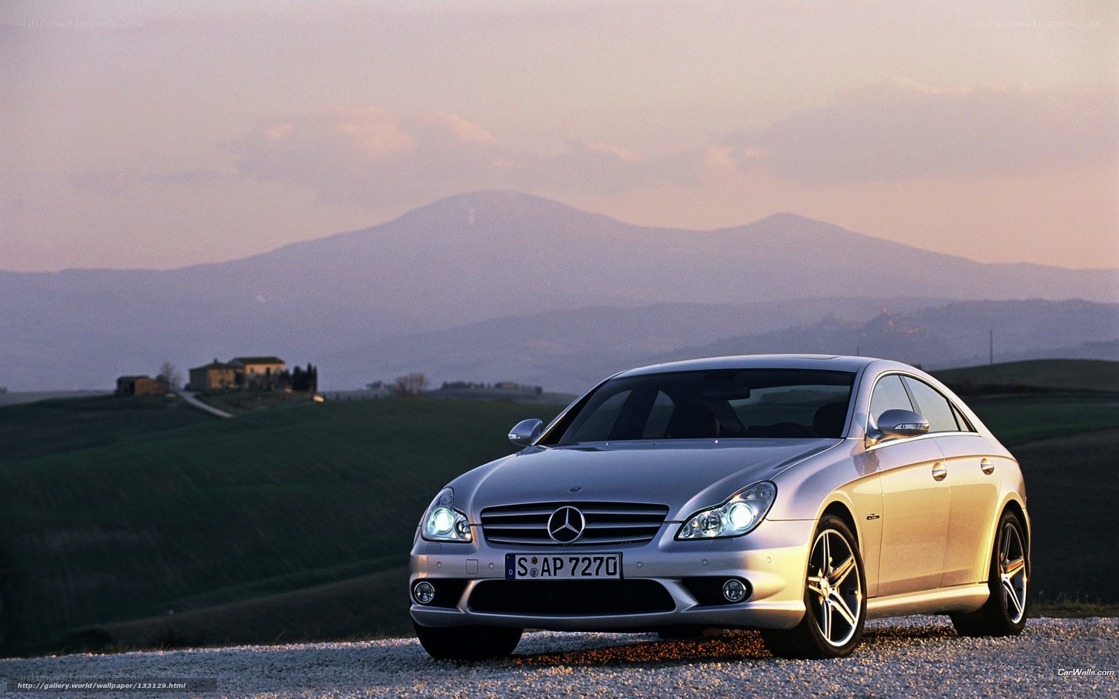 Mercedes-Benz CLS63 AMG in Tuscany