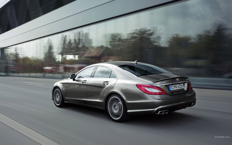 Mercedes-Benz CLS63 in motion