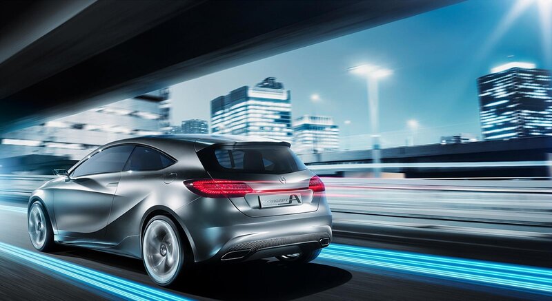 Mercedes-Benz Concept A in motion