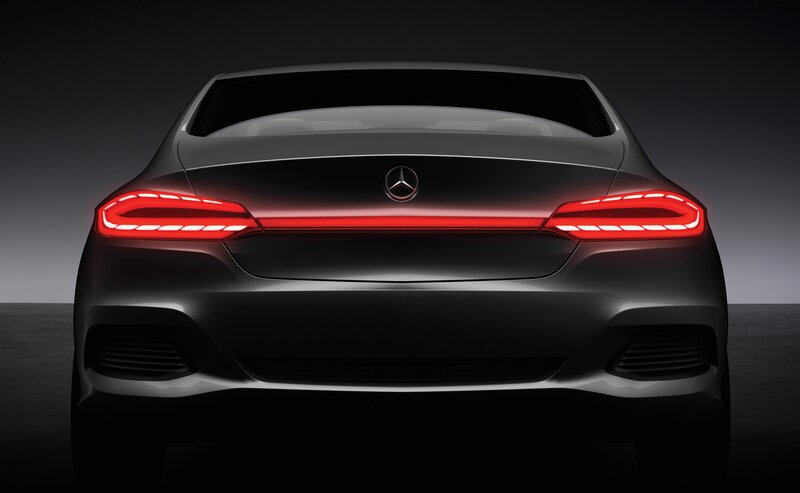 Mercedes-Benz Concept Car — Black, Dramatic, Photograph