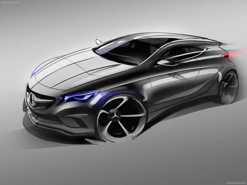 Mercedes-Benz Concept Car — Black, Dramatic