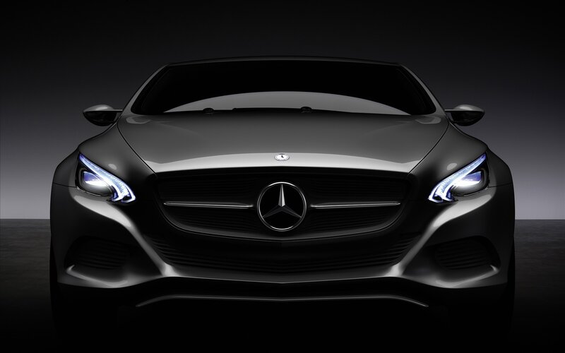 Mercedes-Benz concept car front view