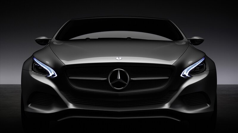 Mercedes-Benz concept car front view