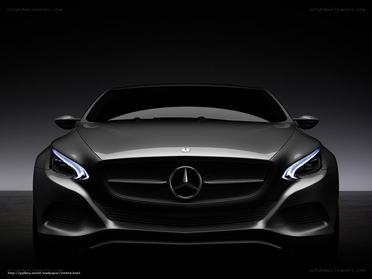 Mercedes-Benz concept car front view