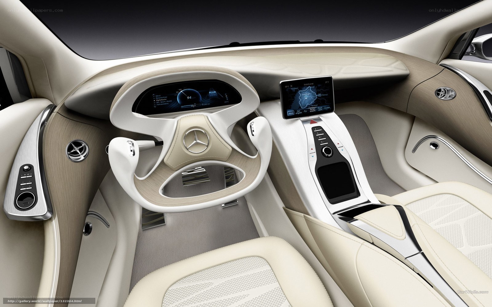 Mercedes-Benz concept car interior