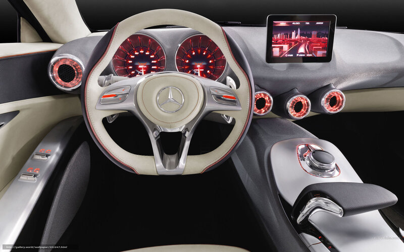 Mercedes-Benz Concept Car Interior — Black