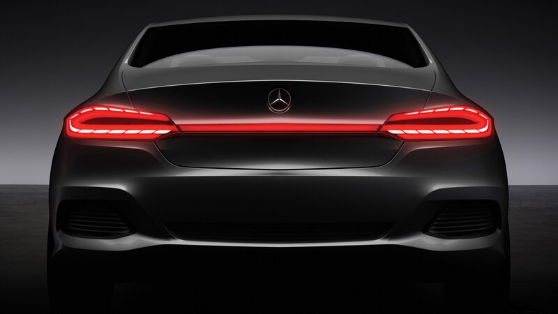Mercedes-Benz concept car rear view