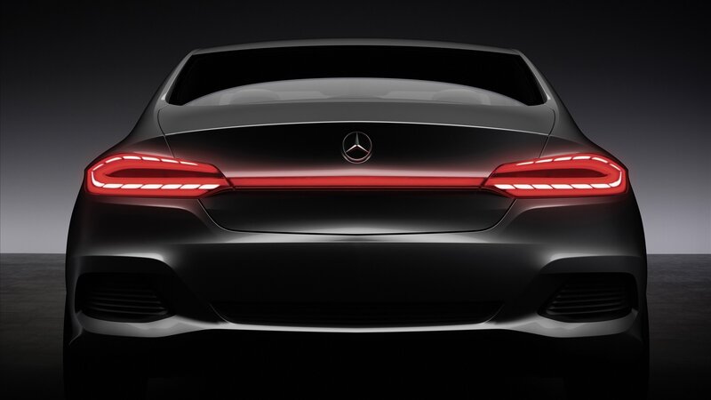 Mercedes-Benz concept car rear view