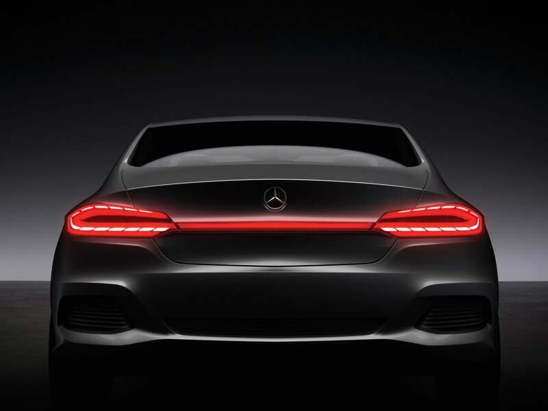 Mercedes-Benz concept car rear view