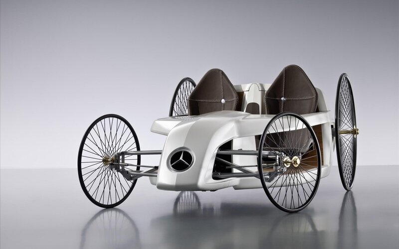 Mercedes-Benz Concept Car — White, Minimalist