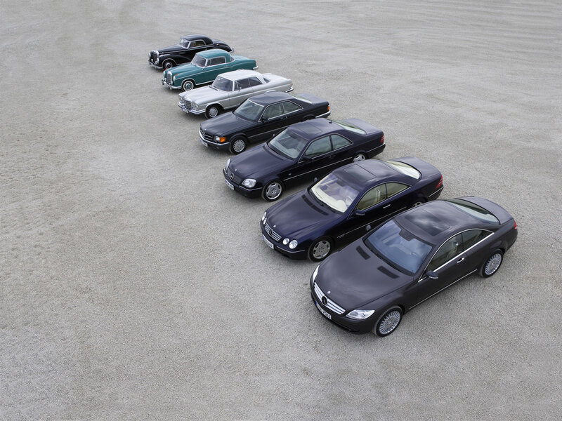 Mercedes-Benz coupe lineup