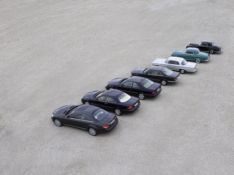 Mercedes-Benz coupe lineup