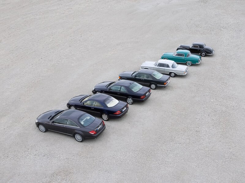 Mercedes-Benz coupe lineup