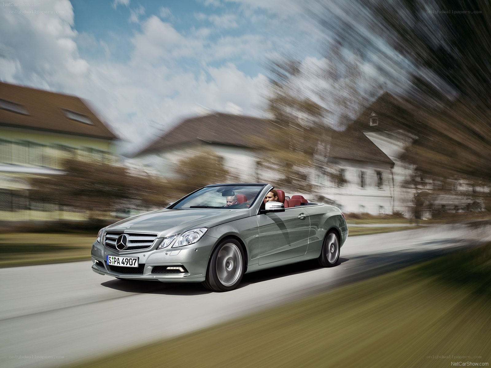 Mercedes-Benz E-Class Cabriolet in motion