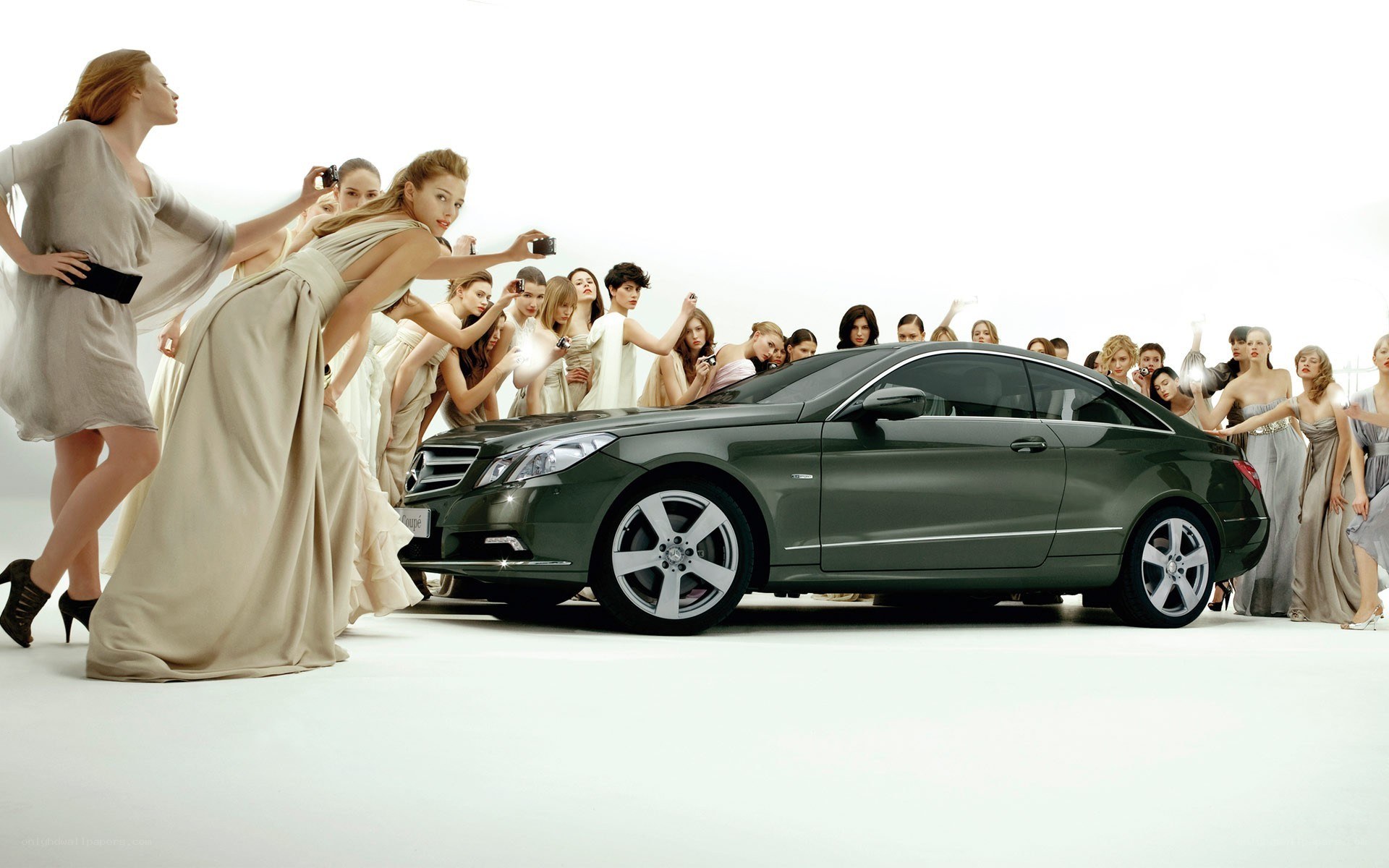Mercedes-Benz E-Class Coupe with models