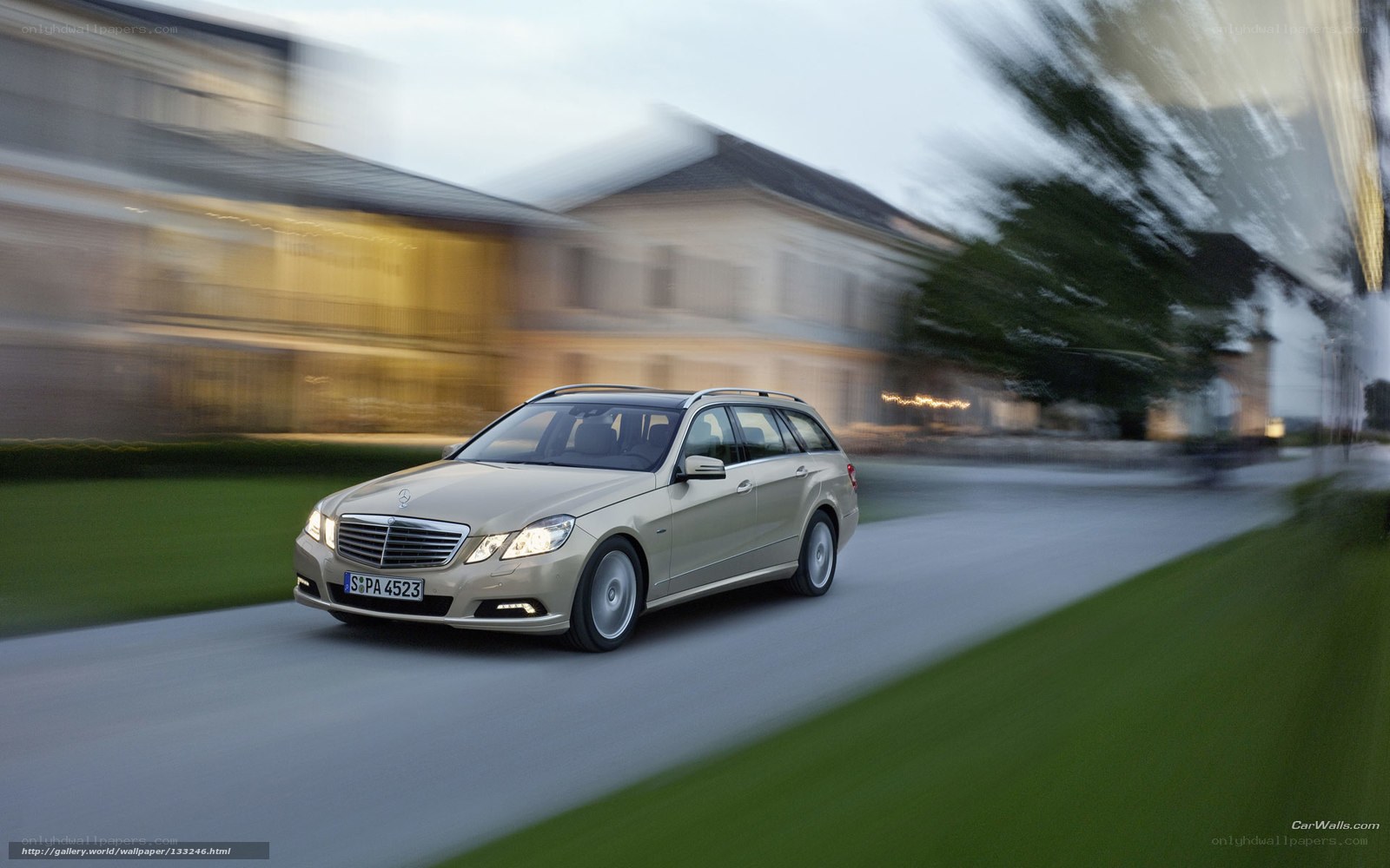 Mercedes-Benz E-Class Estate in motion