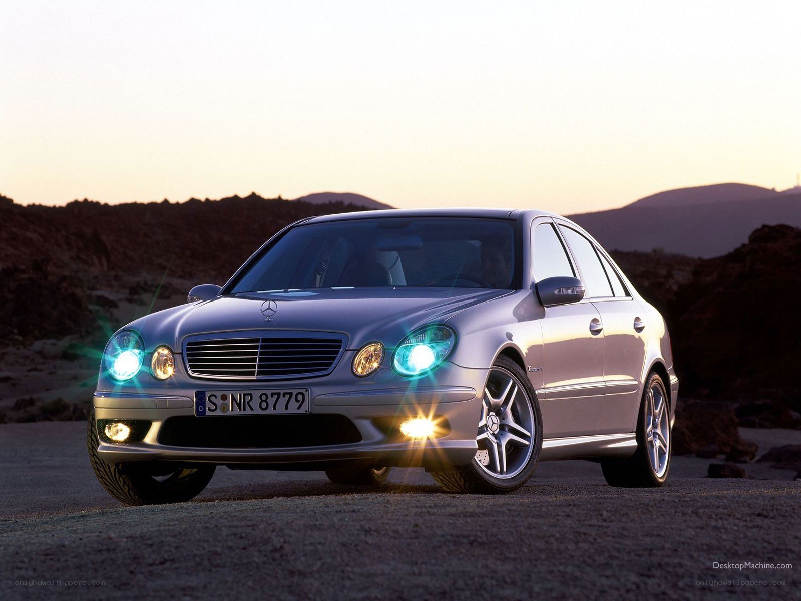 Mercedes-Benz E-Class in desert