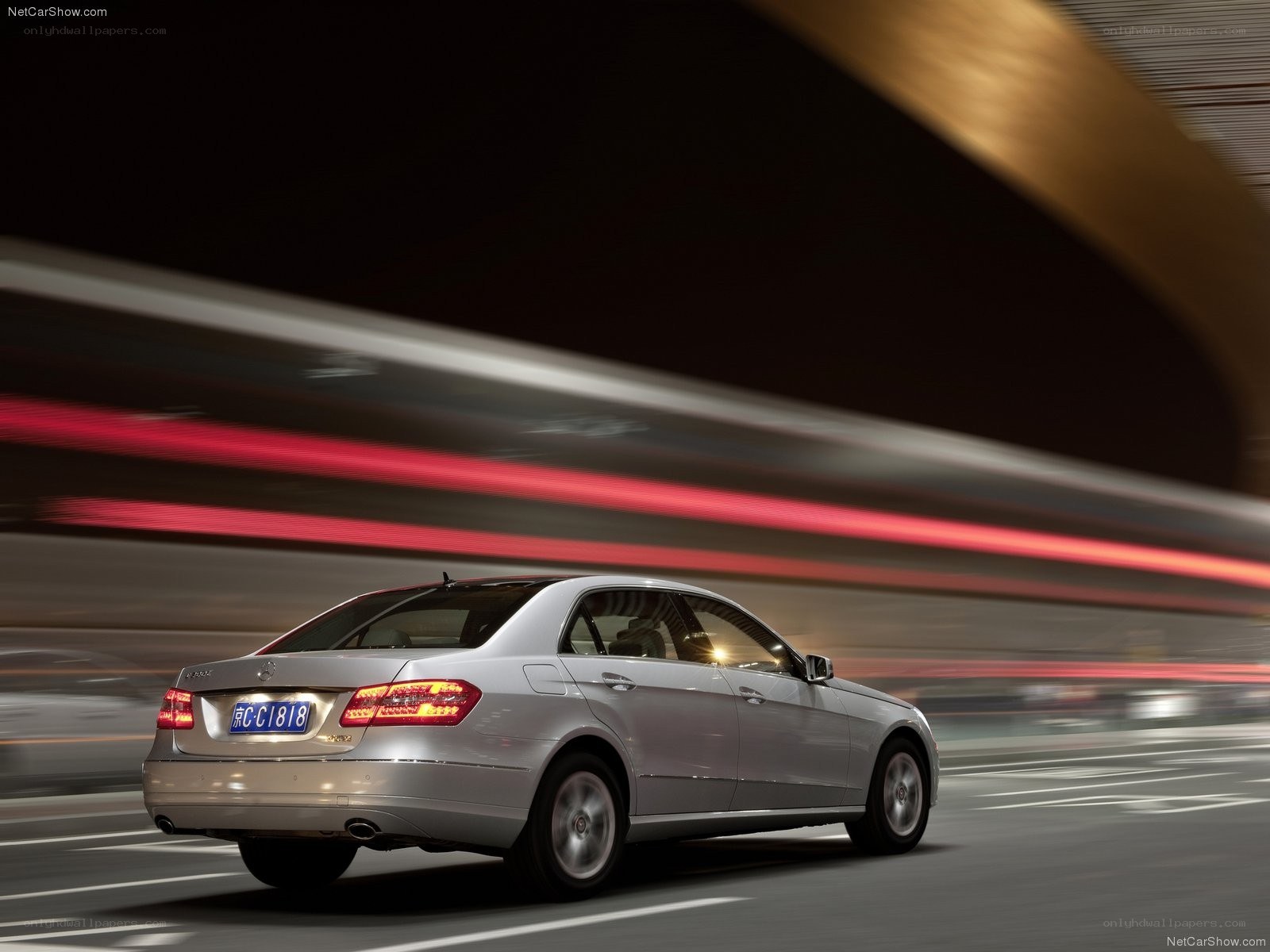 Mercedes-Benz E-Class in motion
