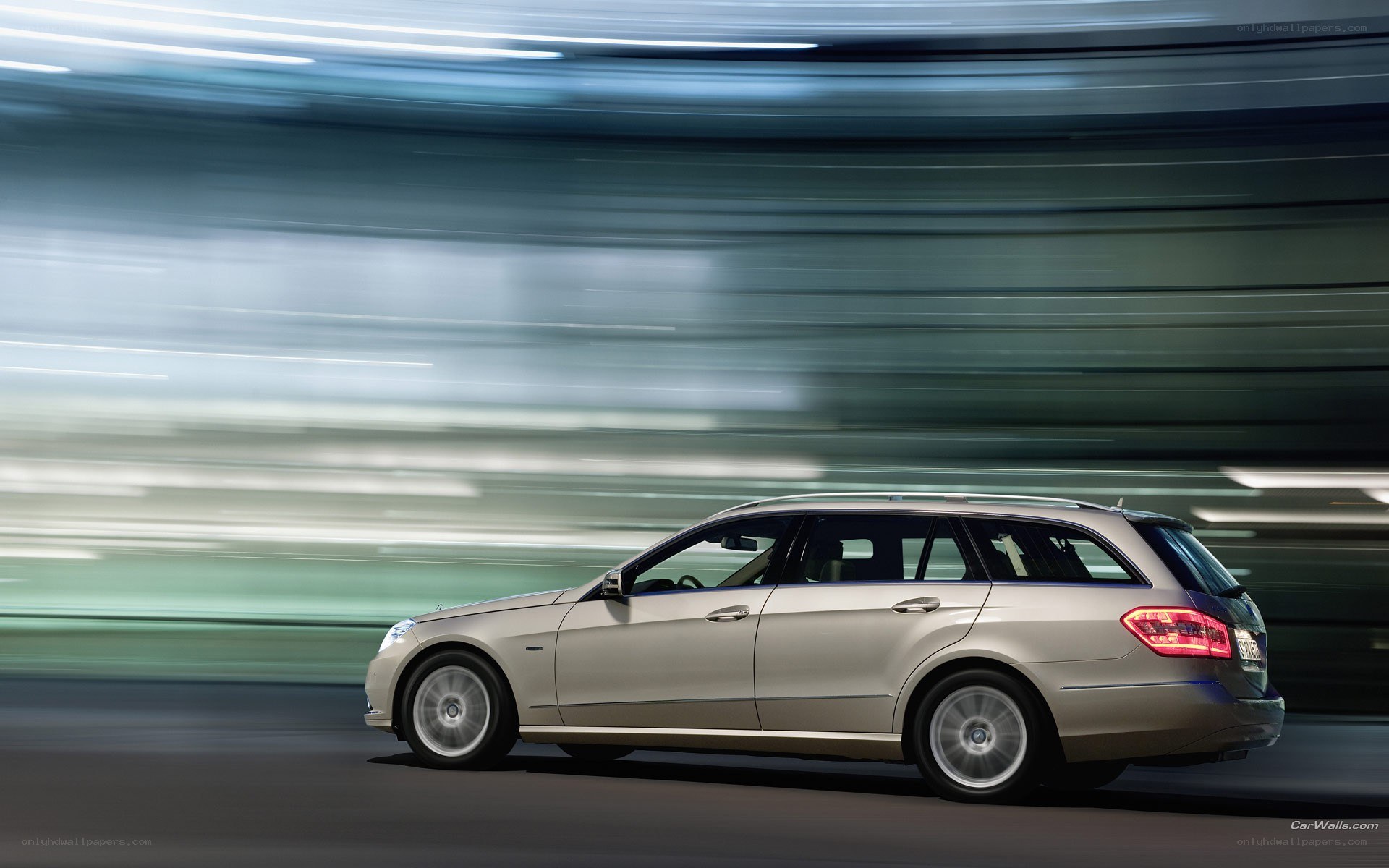 Mercedes-Benz E-Class Wagon in motion