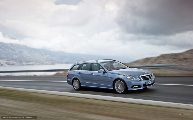 Mercedes-Benz E-Class Wagon on a scenic road