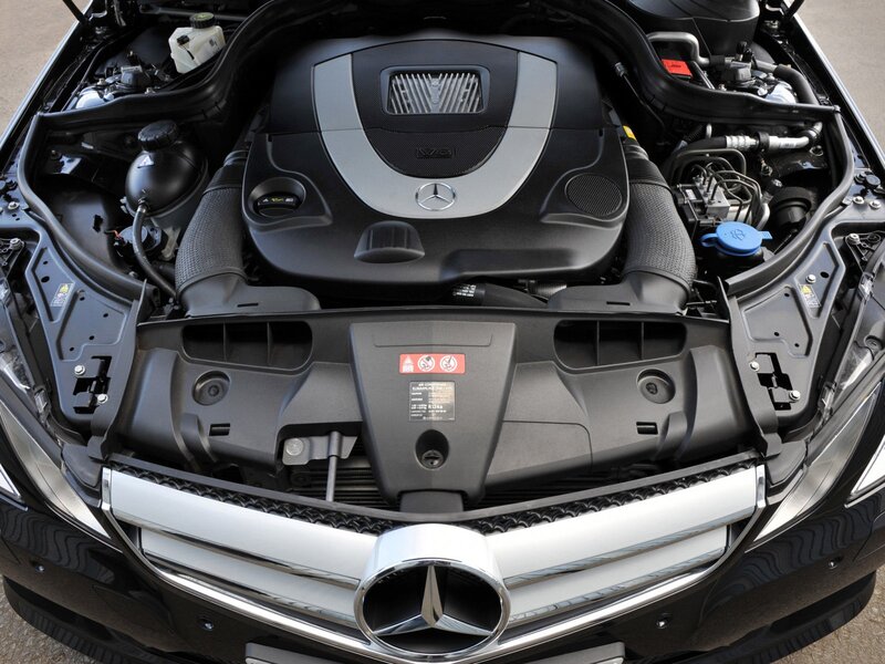 Mercedes-Benz Engine Bay — Black